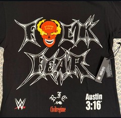 Civil Regime WWE Stone Cold Steve Austin 3:16 Vintage Wash T-Shirt Black Large