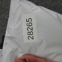 Buck Mason Thermal Shirt Mens Small White Long Sleeve Crewneck Cotton Tee Top
