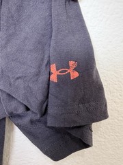 #E136 Under Armour Project Rock Brahma Bull Blue Orange Mens Medium