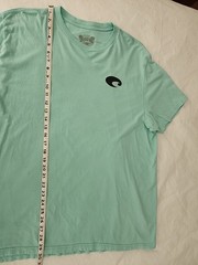 Costa Del Mar Men’s 2XL “Born On The Water” Graphic T-Shirt 100% Cotton Teal EUC