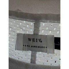 Weiv Los Angeles Kush Life 55 Jersey Mens Large White Mesh Graphic Streetwear