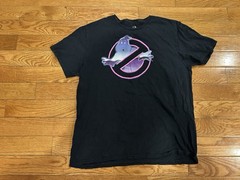 Ghostbusters II T Shirt Mens XL Black Purple Pink Logo Graphic Tee 2020 Sony