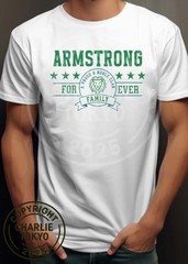 ARMSTRONG Family T-Shirt – Great Gift for Birthday, Christmas, Anniversary
