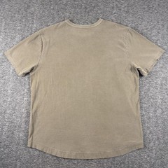 Buck Mason Shirt Mens XL Brown Cotton Crewneck Curved Hem Tee T-Shirt USA Soft