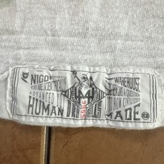 Human Made Graphic T-Shirt Polar Bear Print In White Japan Made Sz Medium