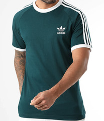NEW MENS ADIDAS ORIGINALS 3-STRIPES CALIFORNIA TREFOIL SHIRT ~SIZE LARGE #JY137
