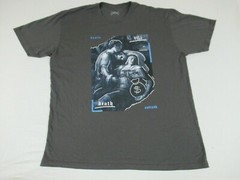OUTRANK CLOTHING HUSTLE TILL DEATH – RENAISSANCE PAINTING GRAY 2XL T-SHIRT H105