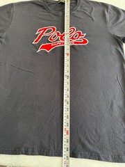 Polo Ralph Lauren Black Logo T-Shirt XL Red Spellout Graphic Tee