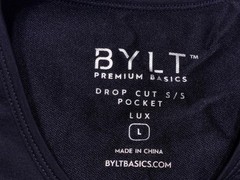 BYLT Foxtail Coffee Co. Drop Cut Lux Short Sleeve Pocket Shirt Orlando Large L
