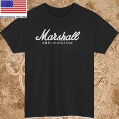 Marshall amplifiers Logo Black T-Shirt size L
