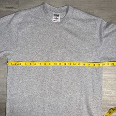 Shaka Wear Super Max Heavy Gray Blank T-Shirt Mens XL