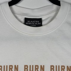 Zach Bryan ‘The Burn Burn Burn Tour 2023’ Concert Double Sided Print T-Shirt L