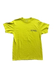 Salt Life Fishing Graphic T Shirt Short Sleeve Adult M Safety Yellow
