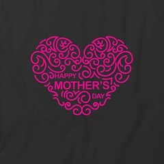 HAPPY MOTHERS DAY TShirt Tee Short-Sleeved Cotton CLOTHING MOM HEART S1BSA15