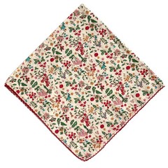 4 PCS 100% Cotton Bandanas Women 21×21 Inch Assorted Floral Head Scarves