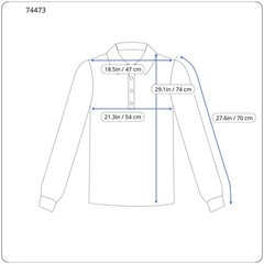DESIGUAL Tepit Men T-Shirt L Pure Cotton Navy Patterned Long Sleeved Polo
