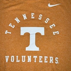 Nike Tennessee Volunteers Shirt Men’s Size Large Logo Swoosh Big T Logo Orange