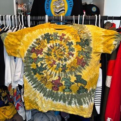 Liquid Blue Grateful Dead Dancing Bears Tie Dye T Shirt 2020 XXL Spiral Graphic