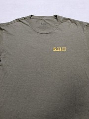 5.11 Tactical Shirt Mens 2XL XXL Green Patriotic USA Military Army Flag Snake