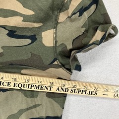 Hollister Mens Camo Curved Hem Tee Shirt Green Camouflage Medium Must Have