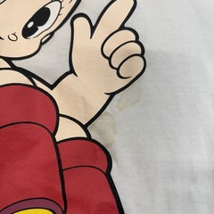 Vintage 90s Astro Boy Cartoon Japenese Anime White Graphic Shirts Men’s Large