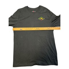 Jordan Jumpman Mens Black Graphic T-Shirt Large NWT Barbed Wire Logo