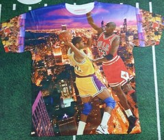 Custom Jordan VS Magic Sublimated shirt bulls lakers bred toro infared VI XI 13