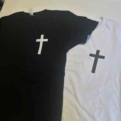 Front & Back Bible Verse T-Shirt Philippians 4:13 Jesus Christian Cross Church