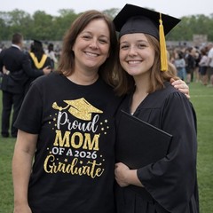 Custom Best Friend Graduation T-Shirt,Personalized Name Nickname, Logo Design