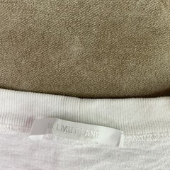 Helmut Lang T-Shirt Men Sz XL Embroidered Tee Vienna Paris New York Crewneck
