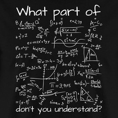 What Part Of Equations Don’t You Understand Math Teacher Men’s T-Shirt
