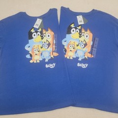 Lot Of 2 Bluey XX Large NWT. Bluey, Bandit, Chilli & Bingo Womens T-Shirt