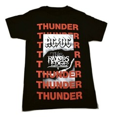 AC/DC Mens The Razor’s Edge Thunder Shirt New XS, S, M, L, XL, 2XL,3XL