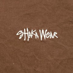 Shaka Wear Super Max Heavyweight Brown T-Shirt Size Men’s M Embroidered Logo