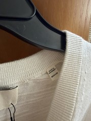 New Buck Mason Avalon Knit Tee Size L Ivory $98