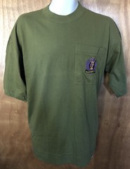 Giovanni L’uomo Men’s Size Small Olive Green Short Sleeve Embroidered T-shirt