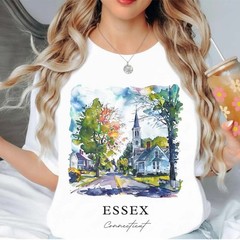 Essex Connecticut Unisex Shirt Travel Gift Connecticut Trip Lover Souvenir Tee