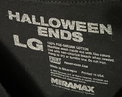Fright Rags HALLOWEEN ENDS Laurie Strode Graphic Design Mens Shirt L – Large OOP