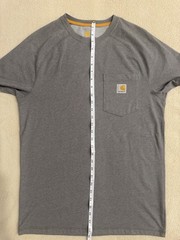 Carhartt Force Relaxed Fit Pocket T-Shirt Gray Men’s Small S Workwear Logo