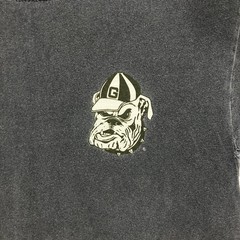 Comfort Colors Georgia Bulldogs T-Shirt Faded Black UGA Sic Em Dawgs Small
