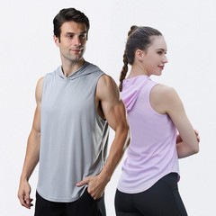 Quick Drying Vest For Men&Women Sweatshirt XL Sportswear Fitness Hooded T-Shirts
