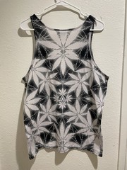 SET4LYFE High Times Mens Tank Top M Rave Festival EDM Cannabis Trippy Fractal