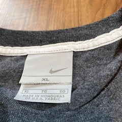 Men size L T-Shirt Us Imported Vintage Clothing 90-00Snike Nike One-Point Logo E