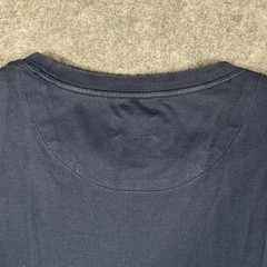 Left coast Tee T-Shirt Mens 2XL XXL Blue Crewneck Short Sleeve Pima Cotton