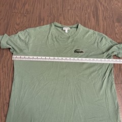Lacoste Unisex Loose Fit Badge T Shirt Large Preppy Green Luxury Casual Organic
