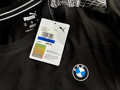 Puma BMW Motorsport T7 Black Logo T-Shirt Men’s Size XLarge