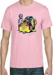 Adult DryBlend® T-Shirt – ( FLAME HOT ROD- HOT ROD)