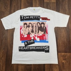 Vintage Tom Petty & The Heartbreakers 1987 Temple In Flames Euro Tour T-Shirt XL