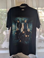 NEVER WORN – Rare Vintage Y2K Orgy Vapor Transmission Band Double Sided Shirt M