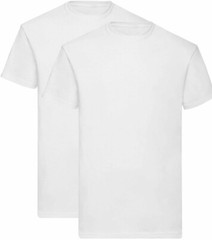 Mens 1/2/4 Pack TShirt White Plain Cotton T-Shirts Tee Crew Neck Size XS-5XL lot